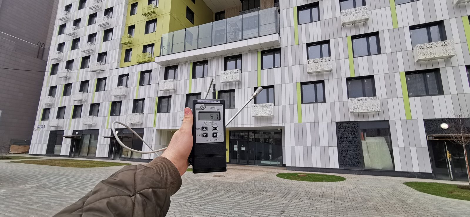 Обследование фасада здания специалистами ВЕКТОР